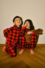 Load image into Gallery viewer, SK checkered unisex kids jumpsuit NOOK – Adult Jumpsuit, Premium Loungewear