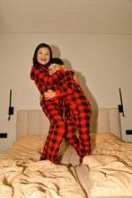 Load image into Gallery viewer, SK checkered unisex kids jumpsuit NOOK – Adult Jumpsuit, Premium Loungewear