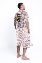 Load image into Gallery viewer, Beach kimono Love and Peace