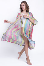Load image into Gallery viewer, Beach kimono Pink wings