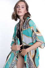 Load image into Gallery viewer, Beach kimono Tiger