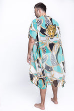 Load image into Gallery viewer, Beach kimono Tiger