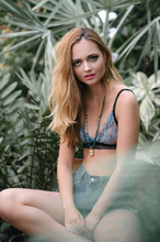 Load image into Gallery viewer, Lace bralette sky blue