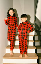 Load image into Gallery viewer, SK checkered unisex kids jumpsuit NOOK – Adult Jumpsuit, Premium Loungewear
