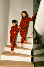 Load image into Gallery viewer, SK checkered unisex kids jumpsuit NOOK – Adult Jumpsuit, Premium Loungewear
