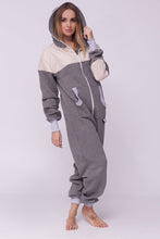 Load image into Gallery viewer, grey women onesie

