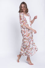Load image into Gallery viewer, Beach kimono Love and Peace
