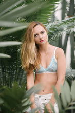 Load image into Gallery viewer, Lace Bralette cadet blue
